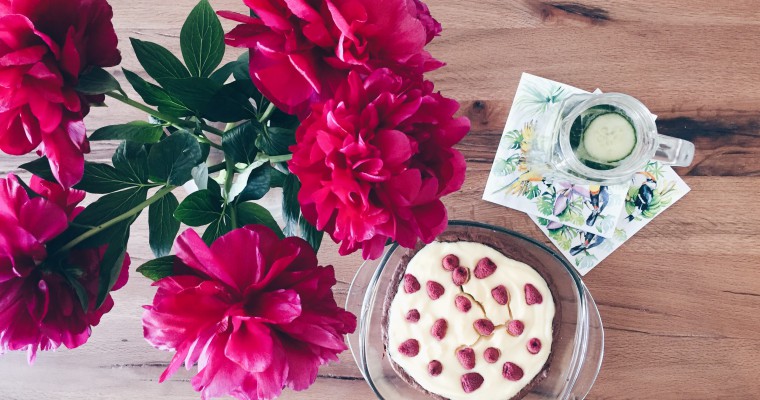 Perfekt zum Muttertag: Himbeer-Cheescake-Brownies